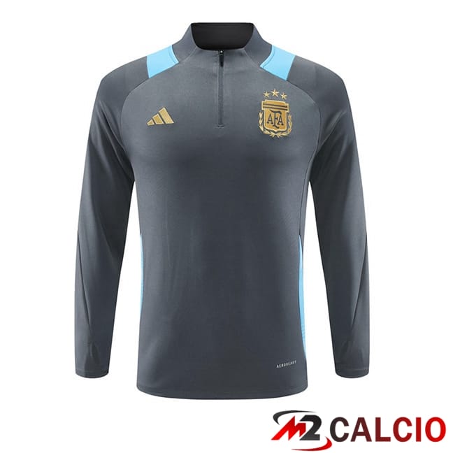 Felpa Allenamento Argentina Grigio 2024/2025