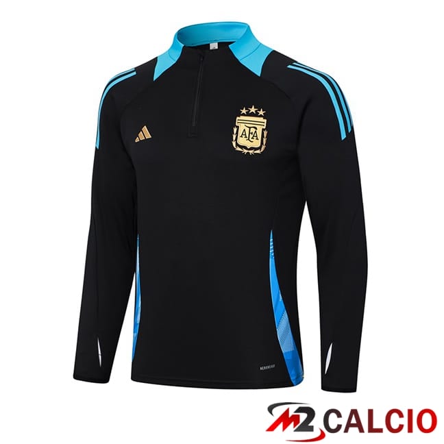 Felpa Allenamento Argentina Nero 2024/2025
