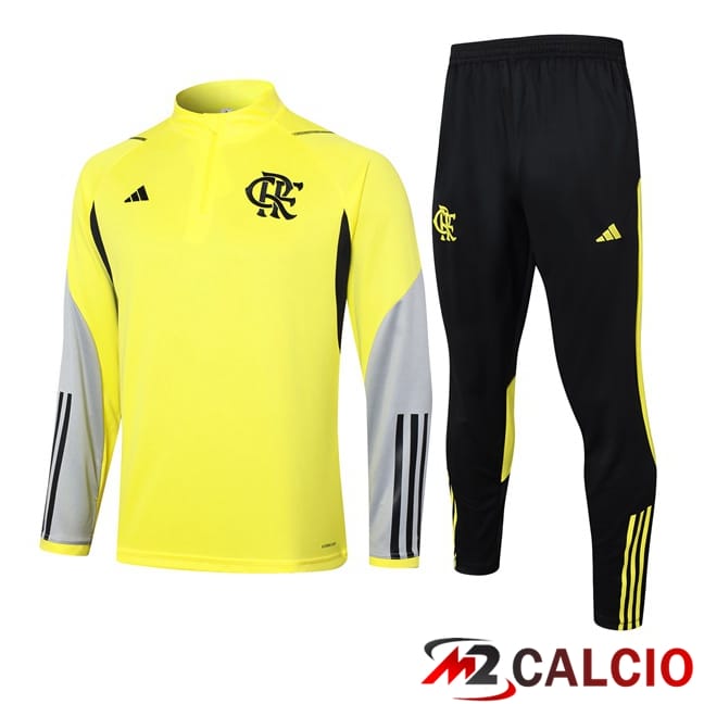 Insieme Tuta Calcio Flamengo Giallo 2024/2025