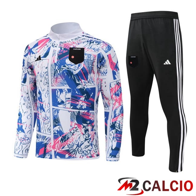 Insieme Tuta Calcio Giappone Bianco 2024/2025