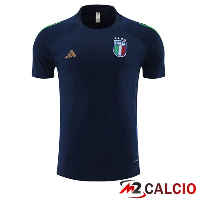 T Shirt Allenamento Italia Blu Reale 2024/2025