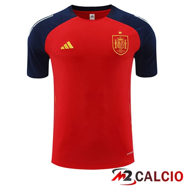 T Shirt Allenamento Spagna Rosso 2024/2025