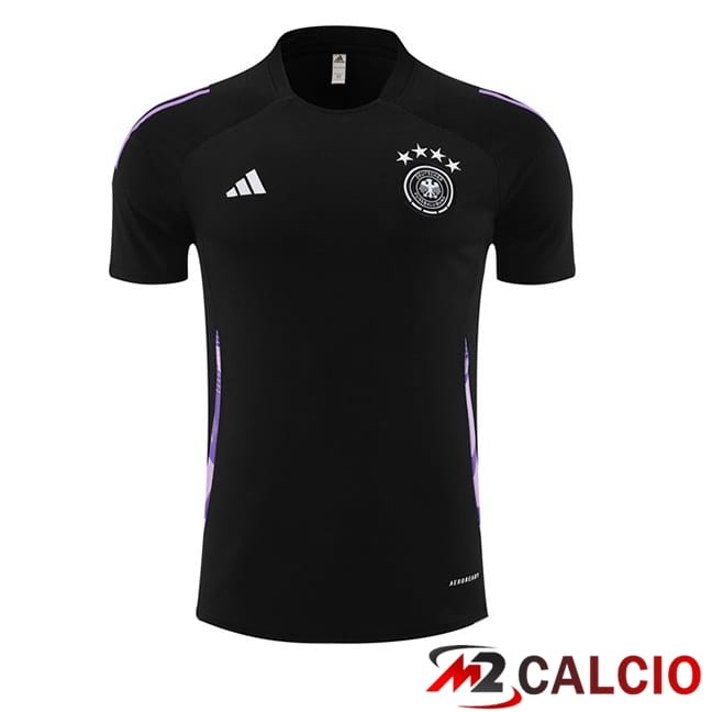 T Shirt Allenamento Germania Nero 2024/2025