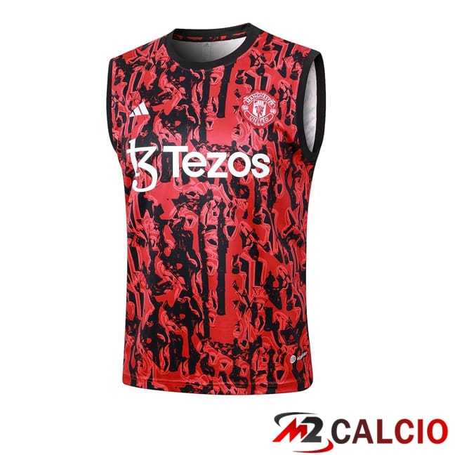Canotta Allenamento Manchester United Rosso 2024/2025