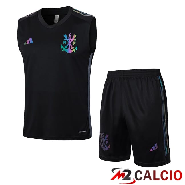 Canotta Allenamento Flamengo + Pantaloncini Nero 2024/2025