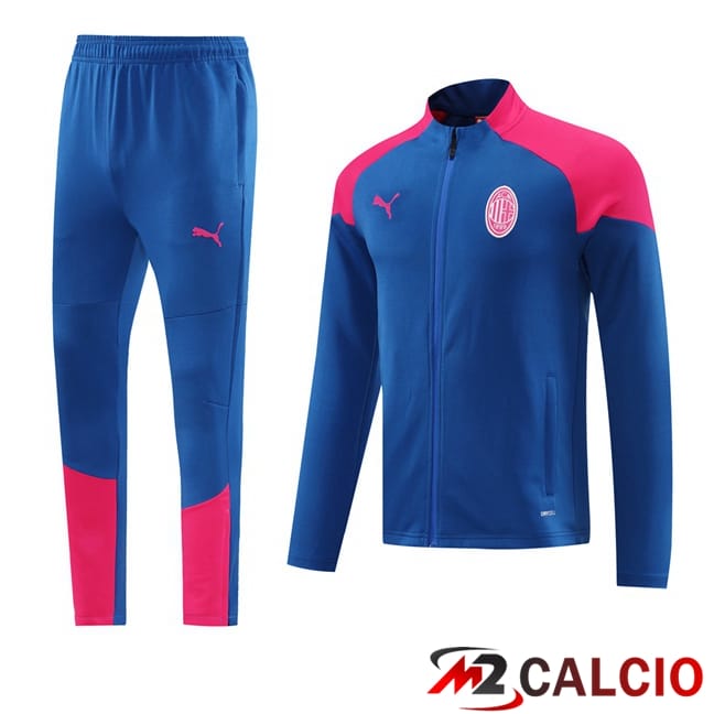 Tuta Calcio - Giacca AC Milan Blu 2024/2025