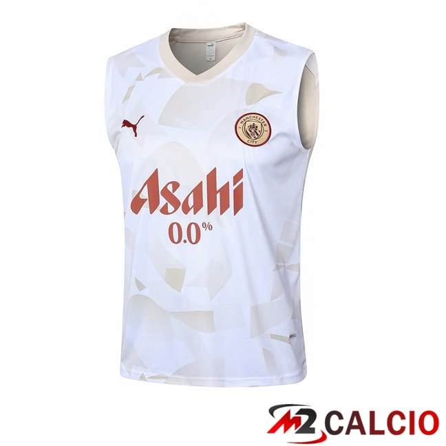 Canotta Allenamento Manchester City Bianco 2024/2025