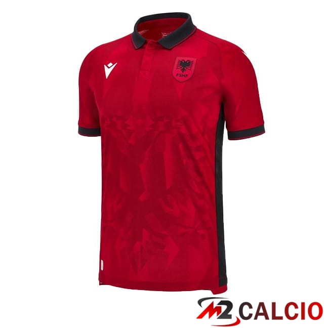 Maglie Calcio Albania Prima Rosso 2023/2024
