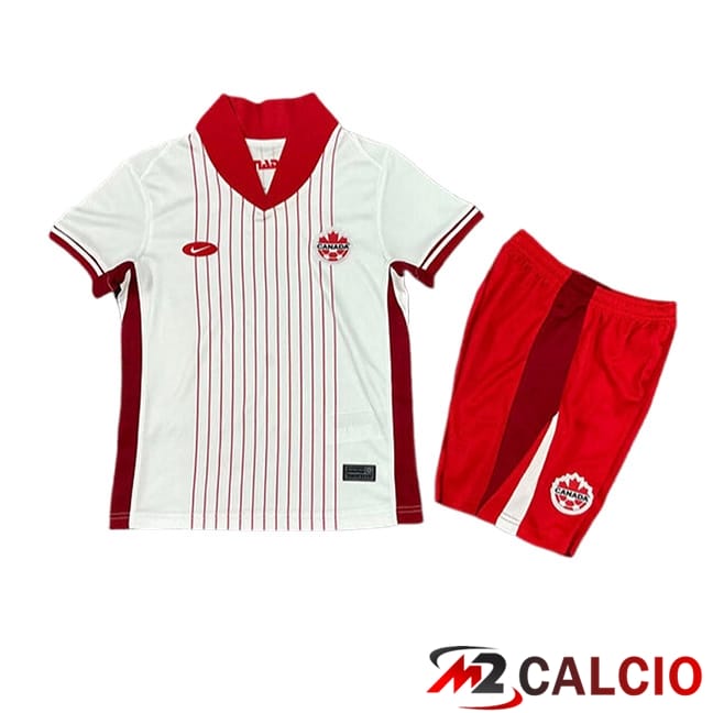 Maglie Calcio Canada Bambino Seconda UEFA Euro 2024
