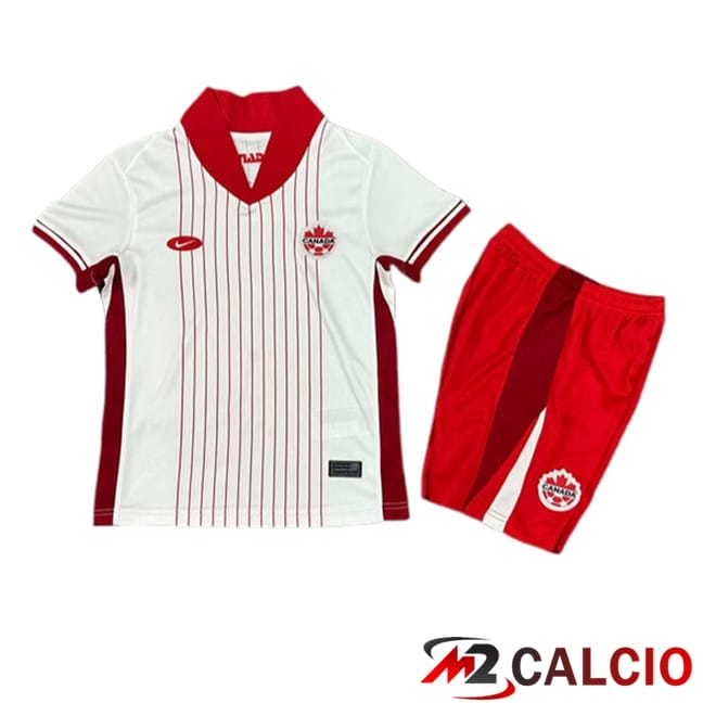 Maglie Calcio Canada Bambino Seconda 2024/2025