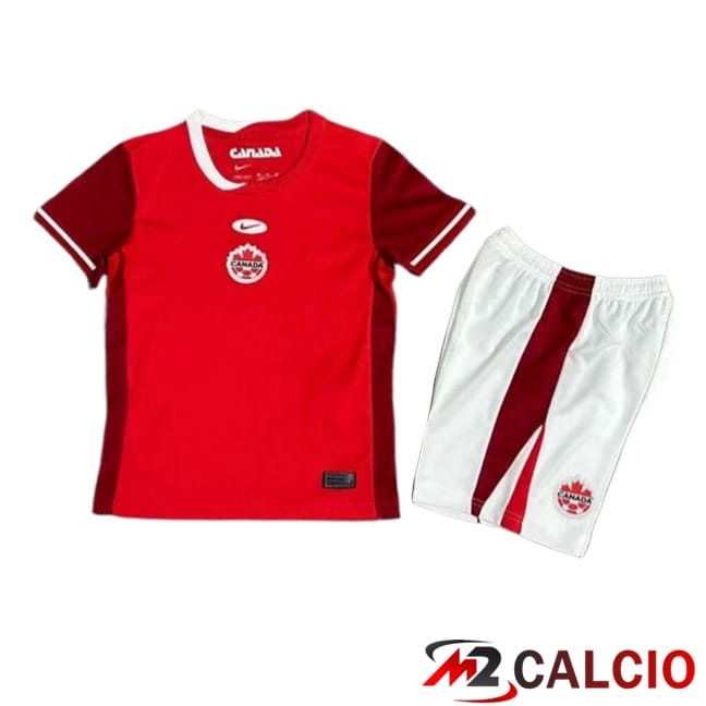Maglie Calcio Canada Bambino Prima UEFA Euro 2024