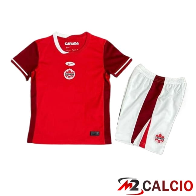 Maglie Calcio Canada Bambino Prima 2024/2025