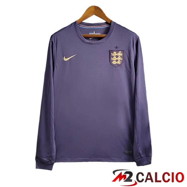 Maglie Calcio Inghilterra Seconda Manica Lunga 2024/2025