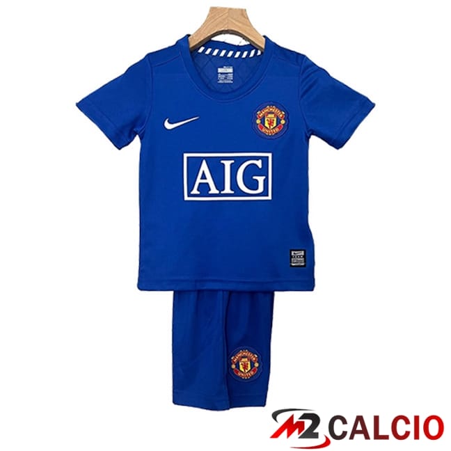 Maglie Calcio Manchester United Retro Bambino Seconda 2008/2009