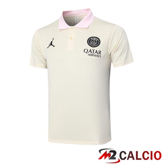 Maglia Polo Paris PSG Giallo 2024/2025