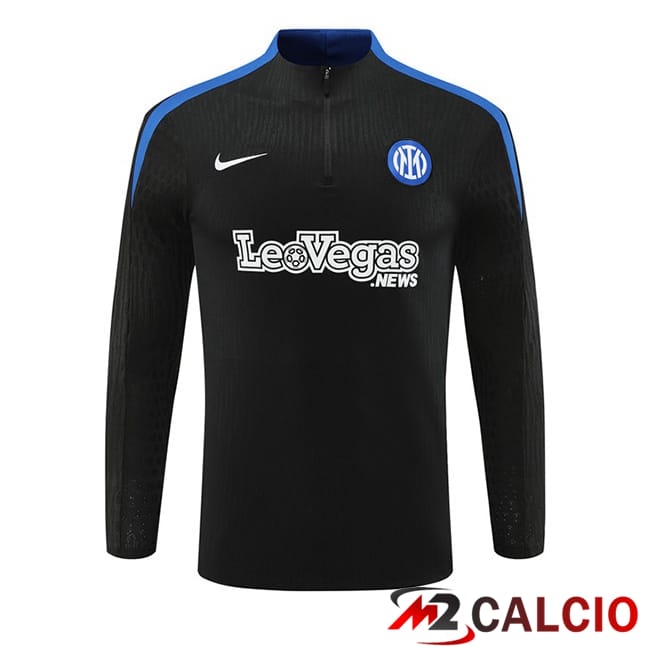 Felpa Allenamento Inter Milan Nero 2024/2025