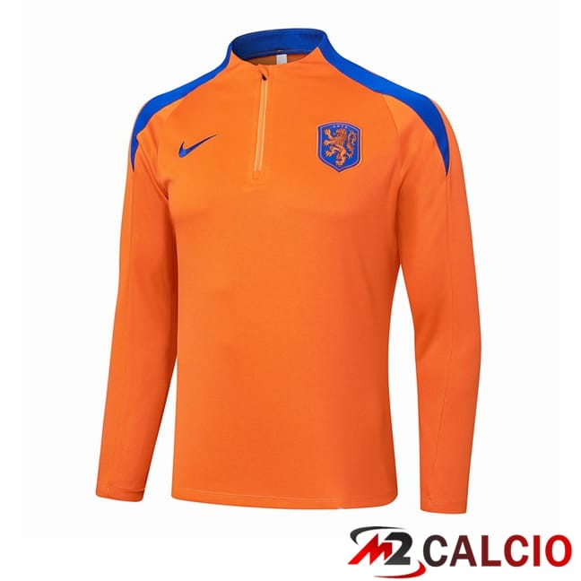 Felpa Allenamento Paesi Bassi Arancia 2024/2025