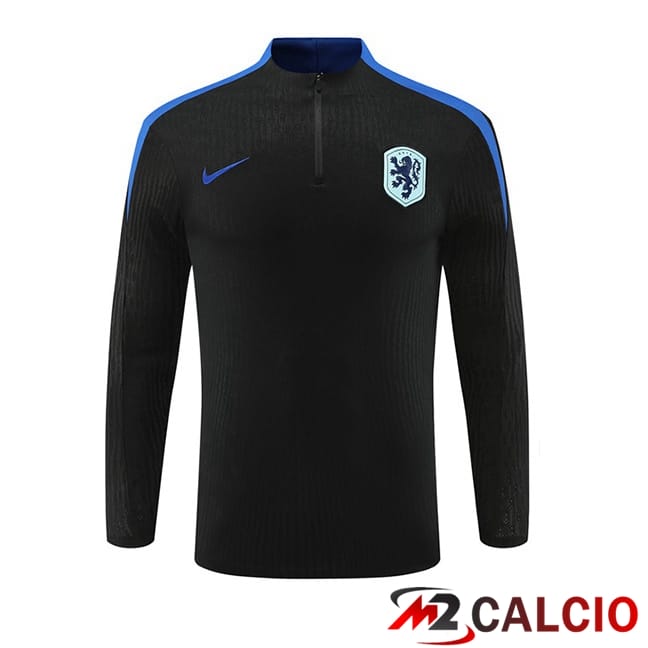 Felpa Allenamento Paesi Bassi Nero 2024/2025