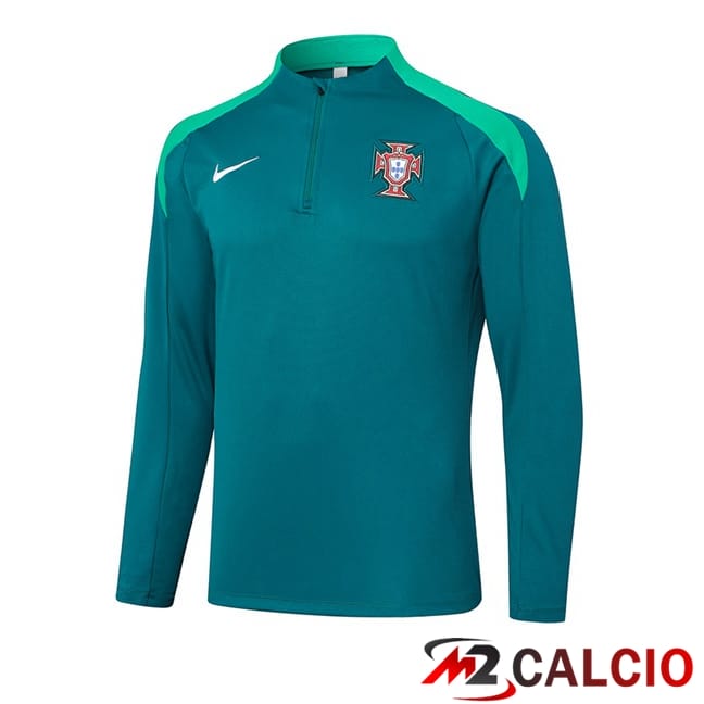 Felpa Allenamento Portogallo Verde 2024/2025