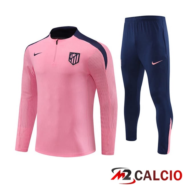 Insieme Tuta Calcio Atletico Madrid Rosa 2024/2025