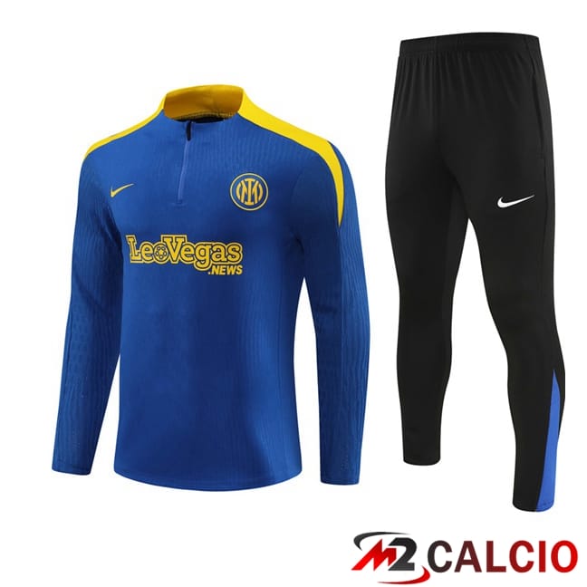 Insieme Tuta Calcio Inter Milan Blu 2024/2025
