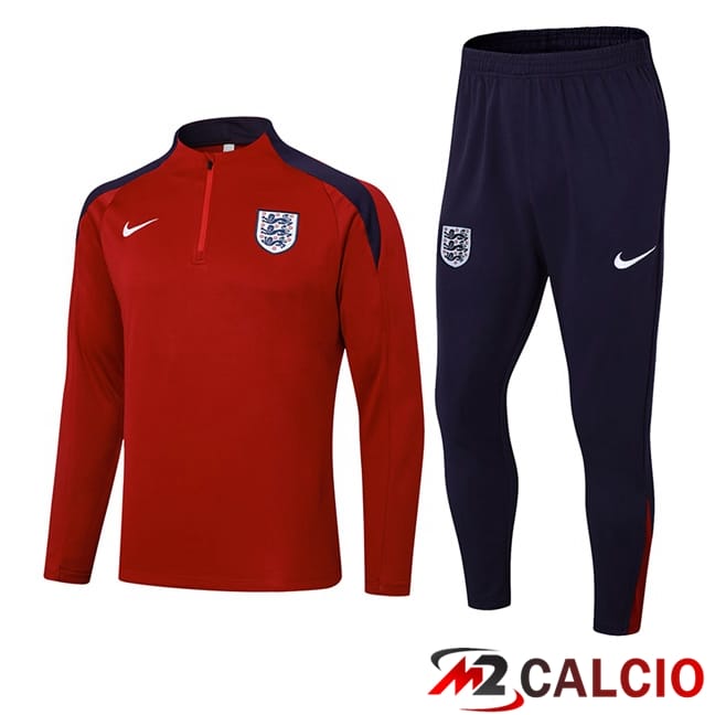 Insieme Tuta Calcio Inghilterra Rosso 2024/2025