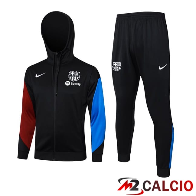 Tuta Calcio - Giacca A Vento FC Barcellona Nero 2024/2025