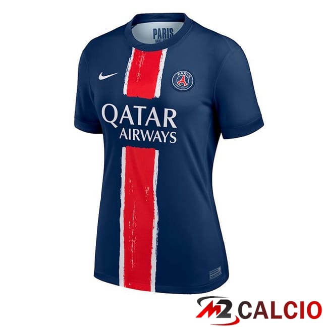 Maglie Calcio Paris PSG Donna Prima Blu Reale 2024/2025