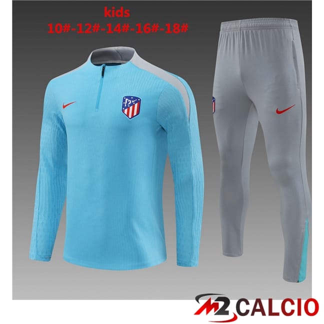 Insieme Tuta Calcio Atletico Madrid Bambino Blu 2024/2025