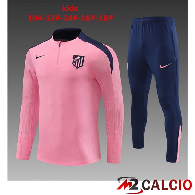 Insieme Tuta Calcio Atletico Madrid Bambino Rosa 2024/2025