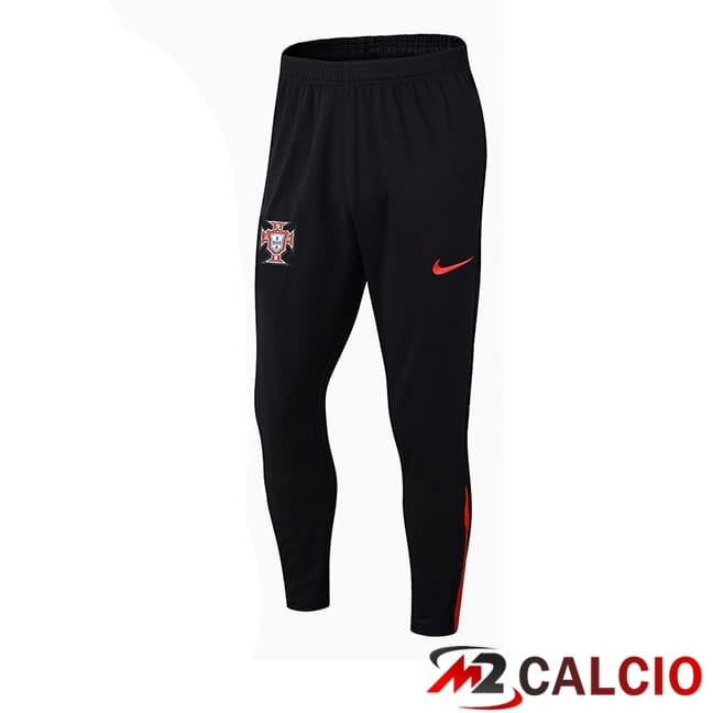 Pantaloni Da Allenamento Portogallo Nero 2024/2025