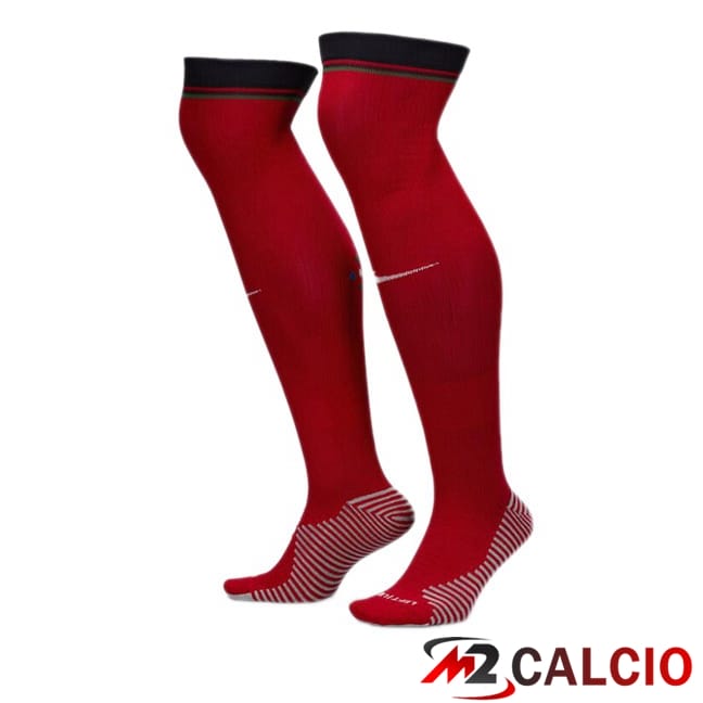 Calzini Calcio Portogallo Prima Rosso 2024/2025