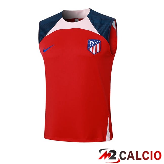 Canotta Allenamento Atletico Madrid Rosso 2024/2025