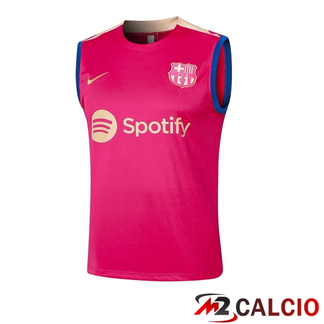 Canotta Allenamento FC Barcellona Rosa 2024/2025