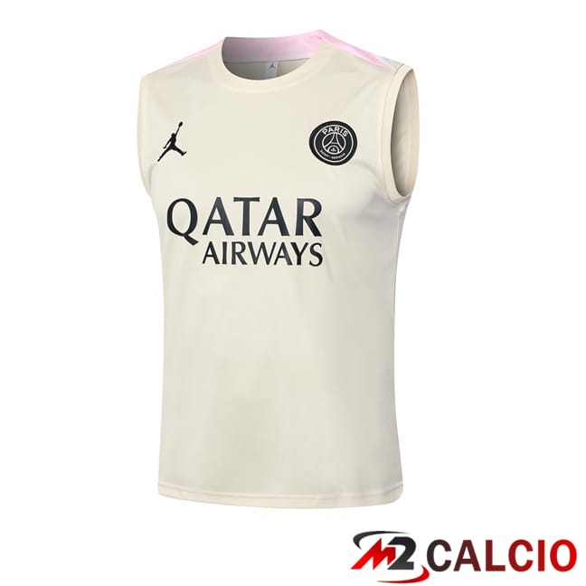 Canotta Allenamento Paris PSG Giallo 2024/2025