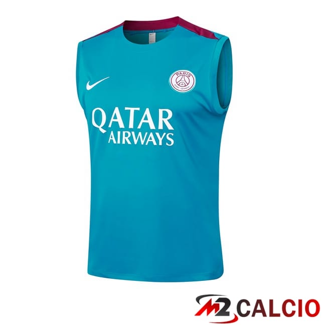 Canotta Allenamento Paris PSG Blu 2024/2025