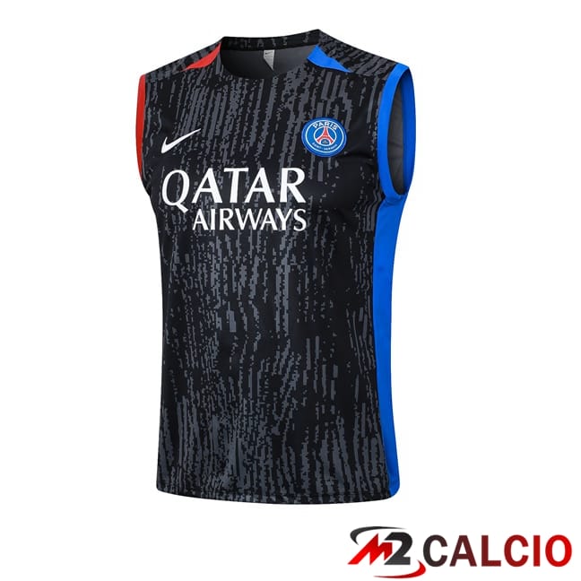 Canotta Allenamento Paris PSG Nero 2024/2025