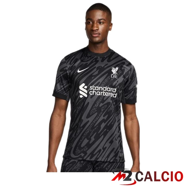 Maglie Calcio FC Liverpool Portiere Nero 2024/2025