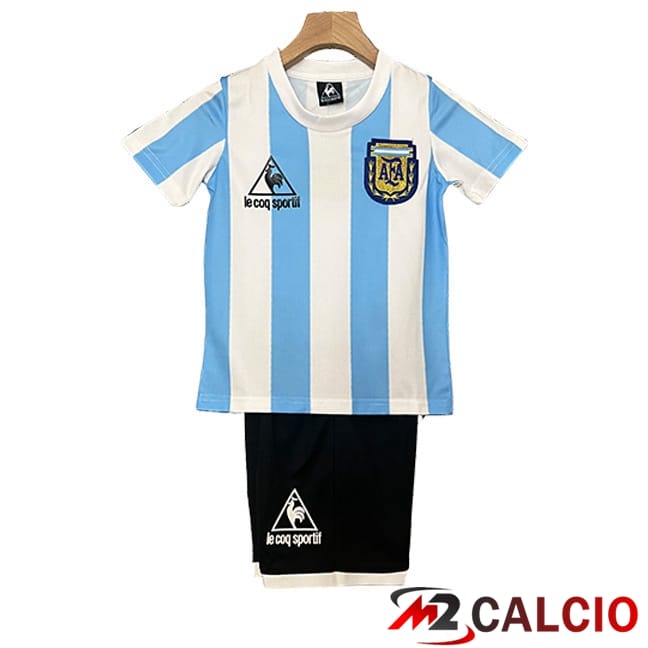 Maglie Calcio Argentina Retro Bambino Prima 1986