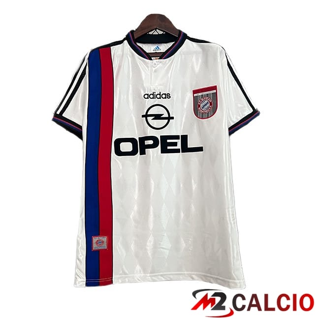 Maglie Calcio Bayern Monaco Retro Seconda Bianco 1996-1998