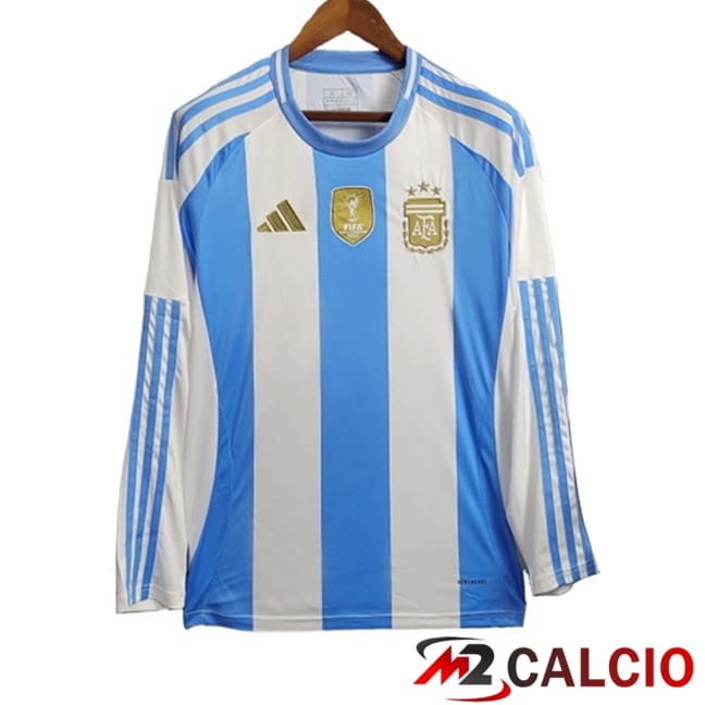 Maglie Calcio Argentina Prima Manica Lunga 2024/2025