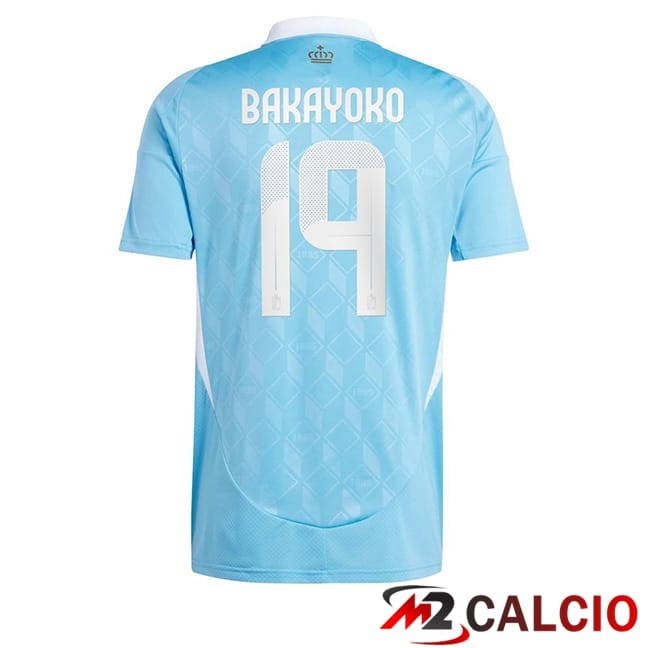Maglie Calcio Belgio (BAKAYOKO 19) Seconda 2024/2025