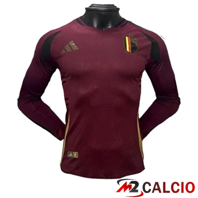 Maglie Calcio Belgio Prima Manica Lunga 2024/2025