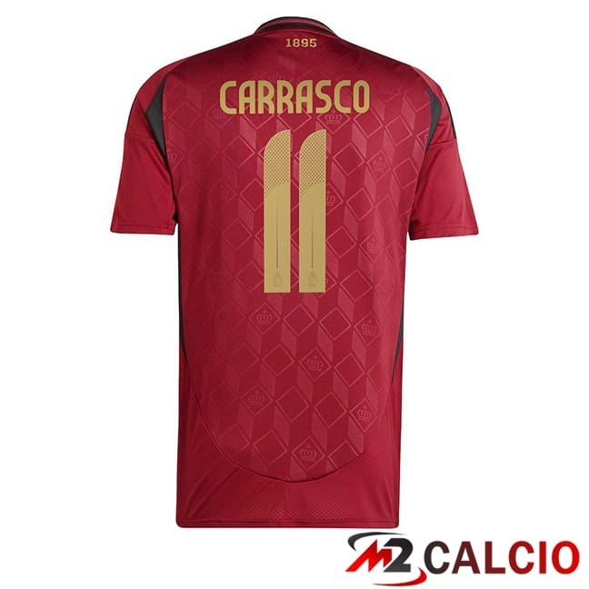 Maglie Calcio Belgio (CARRASCO 11) Prima 2024/2025