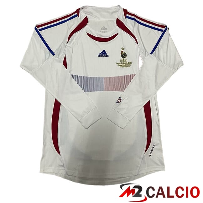 Maglie Calcio Francia Retro Seconda Manica Lunga 2006