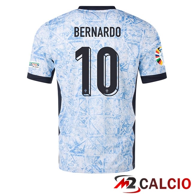 Maglie Calcio Portogallo (BERNARDO 10) Seconda 2024/2025