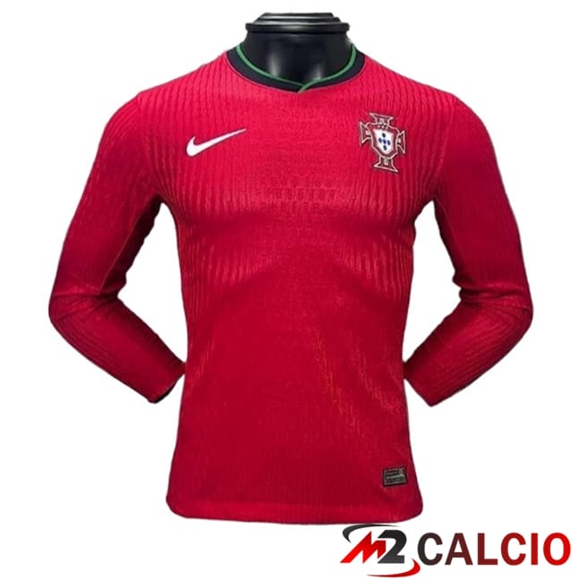 Maglie Calcio Portogallo Prima Manica Lunga UEFA Euro 2024