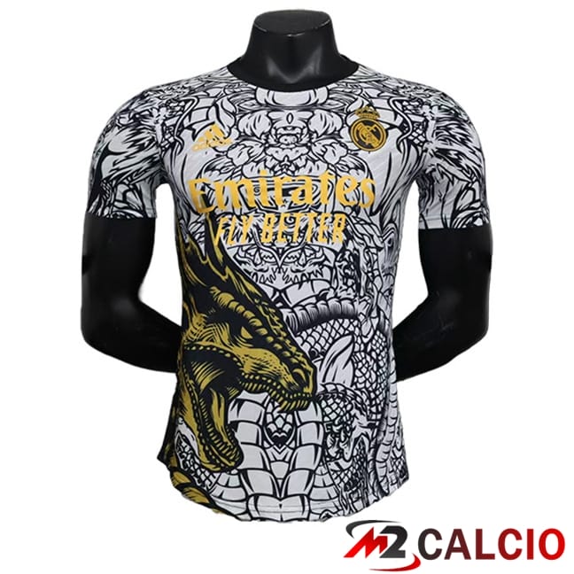 Maglie Calcio Real Madrid Edizione Speciale Bianco/Nero 2024/2025