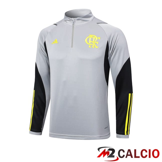 Felpa Allenamento Flamengo Grigio 2024/2025
