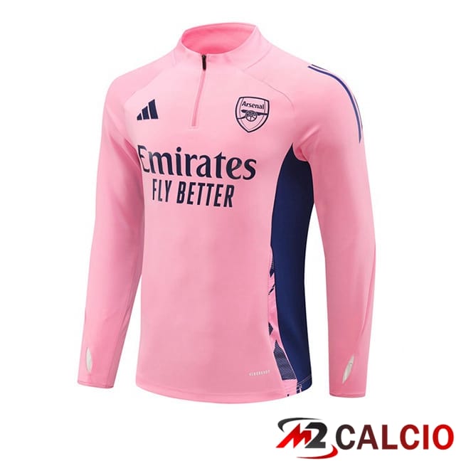 Felpa Allenamento Arsenal Rosa 2024/2025